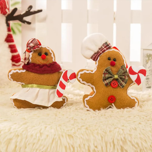 10 Pcs Adornos Navideños Para Arbol, Muñecos De Peluche