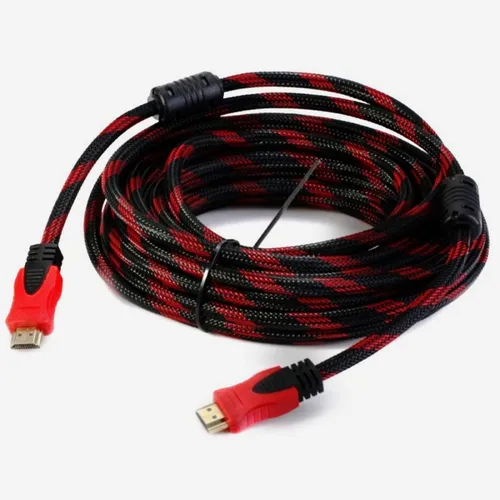 Cable Hdmi A Hdmi Largo Adaptador 10 Metros Tejido Uso Rudo