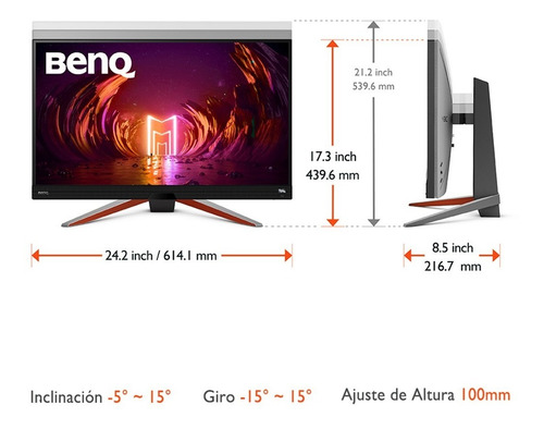 Monitor Gamer 165hz Benq Mobiuz Ex2710q Hdri Freesync Csi