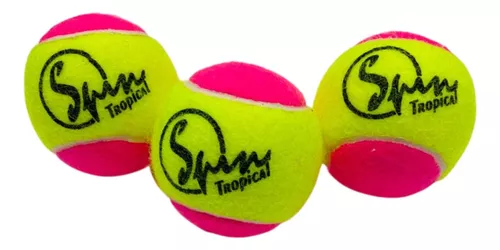 Bola de Beach Tennis Spin - Pack com 06 Tubos - Amarelo