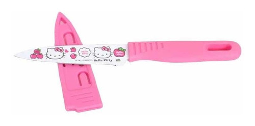 Set De Cuchillo Y Pelador De Verduras Hello Kitty