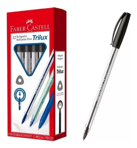 Boligrafo - Lapicera Trilux X12 Faber-castell Colores Varios