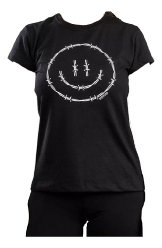 Camiseta Eco Vento Feminina Smile Transpirável Ecológica