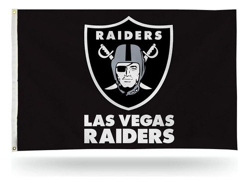 Banderín De 3x5 Pies De Vegas Raiders De Un Solo Lado ...