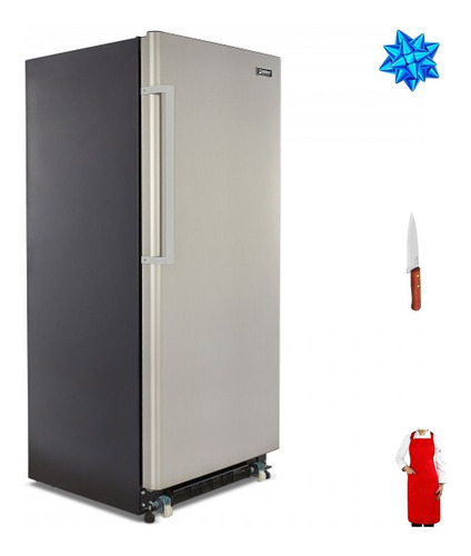 Congelador Vertical  En Acero Inoxidable Cvsi-17d + Regalos