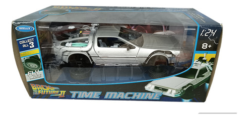 Time Machine 2. Volver Al Futuro 1/24 //19cms Largo/ Metalic
