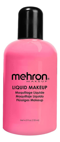 Mehron Liquid Makeup Facial Y Corporal Secado Rápido 133 Ml Color Rosa