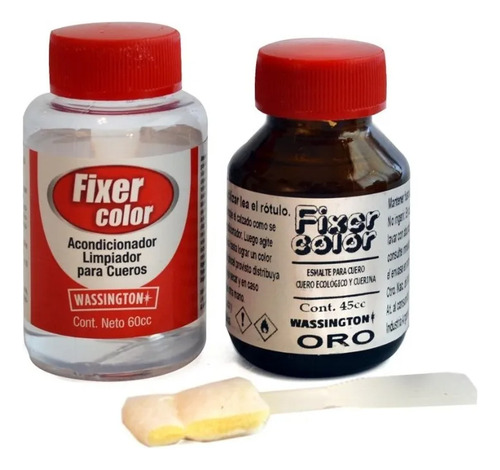 Tinta Para Cuero Wassington Metalizados Cuerina Plasticos