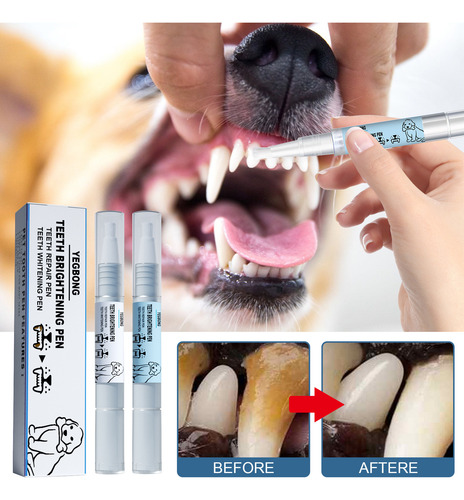 Cepillo De Dientes Para Mascotas 2025 Con Bolígrafo Y Gel Re
