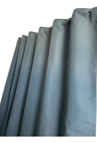 Cortinas Blackout Textil Lavable 220x135 Gris Topo