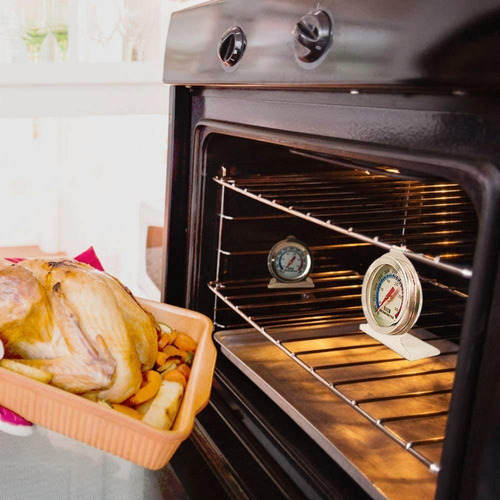 Imagen 2 de 8 de Termometro Para Horno Cocina Acero Reposteria Gastronomia