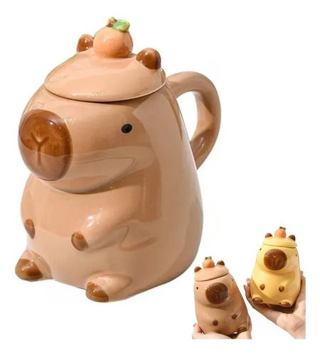 Taza De Capibara,taza De Café De Cerámica De Capibara.