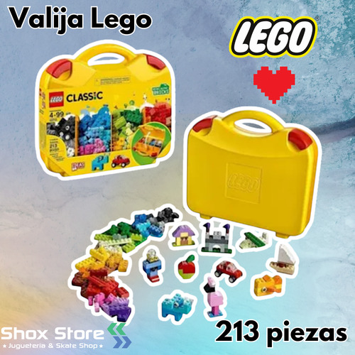 Valija Lego Clasica Creativa 213 Piezas Construccion Bloques
