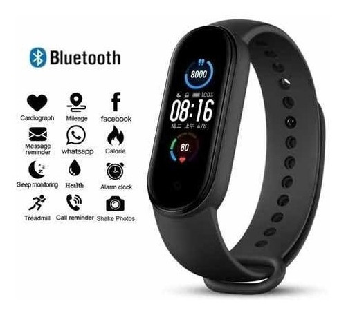 Imagen 6 de 9 de Reloj Inteligente Smartwatch M5 Deportivo Pulsera Deportes