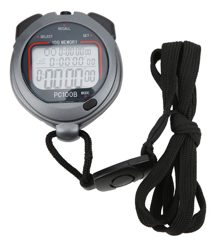Cronômetro Metronome Pc100b Digital Sport Timer Portátil