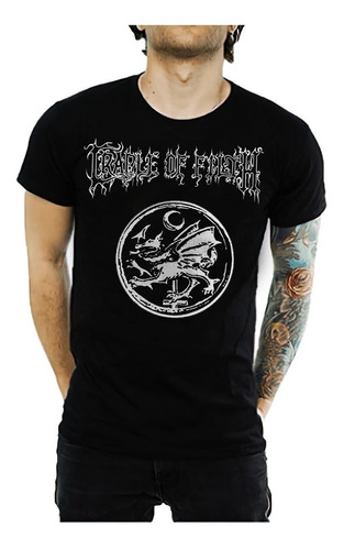 Playera Black Metal Cradle Of Filth Dimmu Borgir Mod2