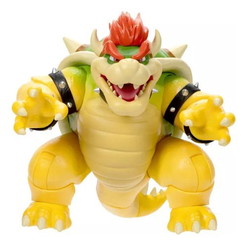 Muñeco Figura Super Mario Bros Bowser Con Luz Y Humo