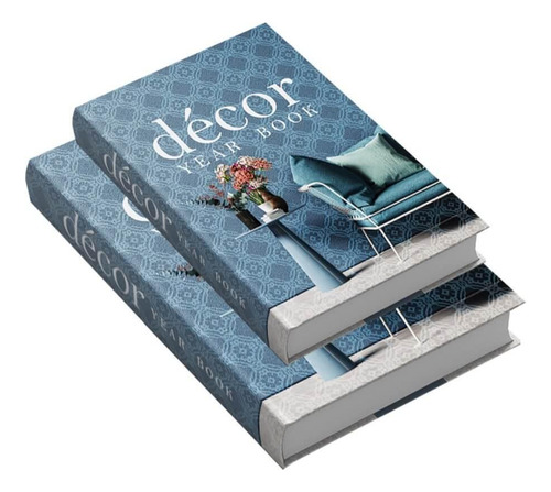 Kit 2 Caixas Livro Decorativas Decor