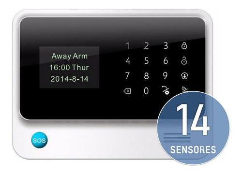 Imagen 6 de 6 de Alarma Wifi Gsm Casa Negocio 14 Sensores Aplicacion Celular