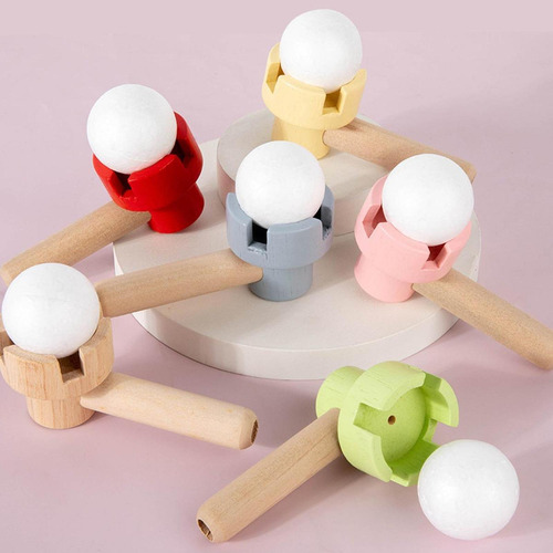Juguete De Bolas De Soplador, Divertido, Educativo, Rojo