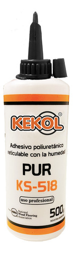 Pegamento Adhesivo Poliuretanico Kekol Pur Ks-518 Envase De 500 Gramos Color Ámbar