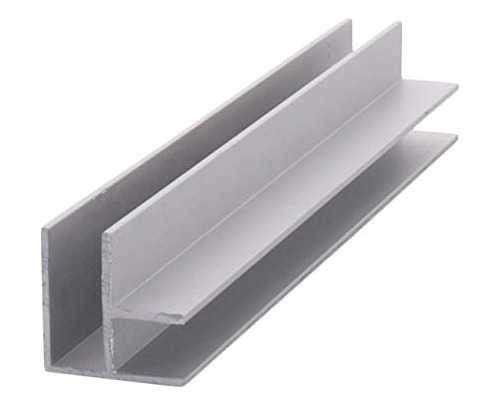 Crl Saten Anodizado Aluminio Esquina Extrusion  12 ft Largo