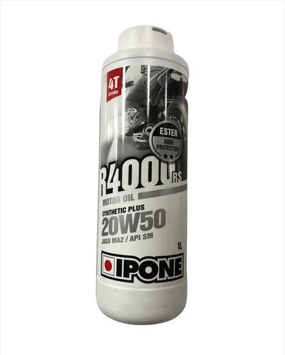 Aceite Ipone R4000 20w50 4 Tiempos 80% Sintetico