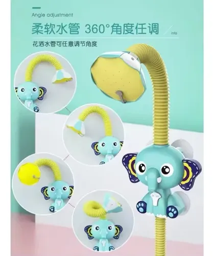 Ducha Eléctrica Para Bañera De Bebe Diseño De Elefante