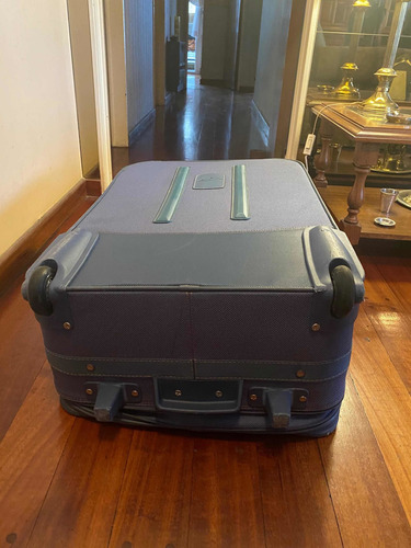 Valija Samsonite De Tela Reforzada Grande Color Celeste Azul