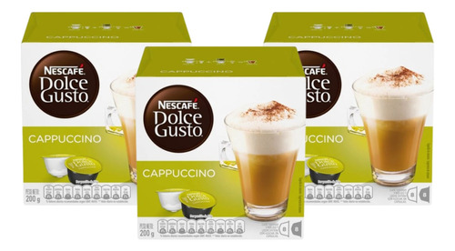 Cápsulas Nescafé Dolce Gusto Capuccino X 3 Cajas