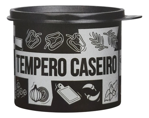 Tupperware Redondinha Tempero Caseiro Pop Box 500ml Cor Popbox