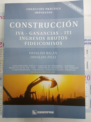 Libro Construcción Iva / Ganancias Osvaldo Balán.
