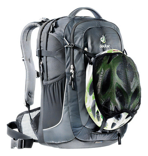 Mochila Giga Bike P/ Notebook 28l Preta Capa De Chuva Deuter