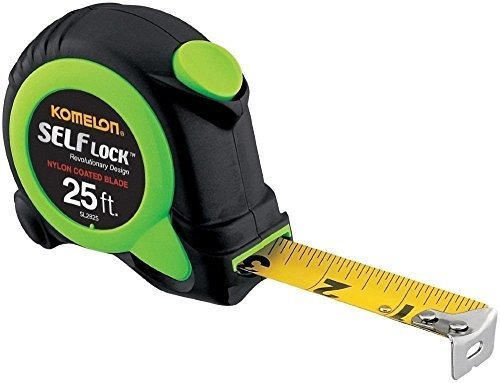 Komelon Sl2825 4 Pack 25ft. Self Lock Tape Measure