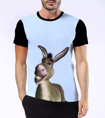 Camisa Camiseta Burro Do Shrek Alasão Filme Desenho Meme 10