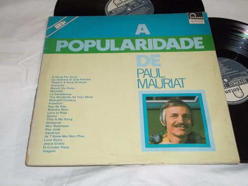 Lp Vinil - A Popularidade De Paul Mauriat A Song For Anna