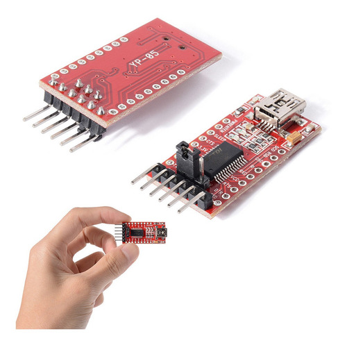 Usb Ttl Ft232rl Ftdi Módulo Convertidor Adaptador Serial P