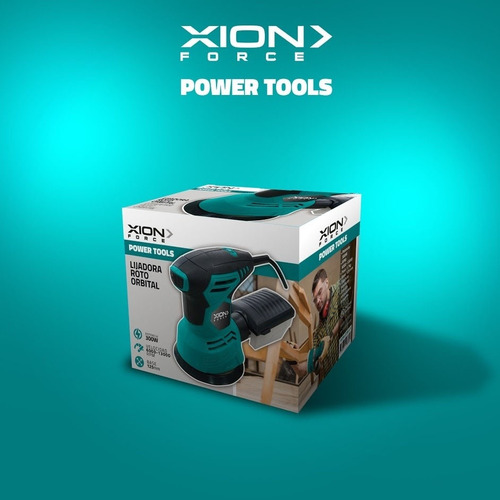 Lijadora roto orbital Xion XI-TOOLOS30R verde 300W 220V