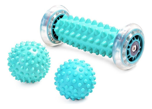 Massagem Plantar Fascita Nos Pés Rolo Com Bola De Massagem