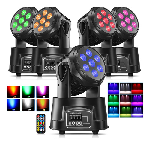 Cabezal Movible Láser Dj Luces 140w Efectos Luz Led Rgbw Dmx