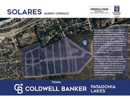 Imagen 17 de 25 de Venta Lote 600 M2 D 20b En Barrio Cerrado Solares - Bariloche