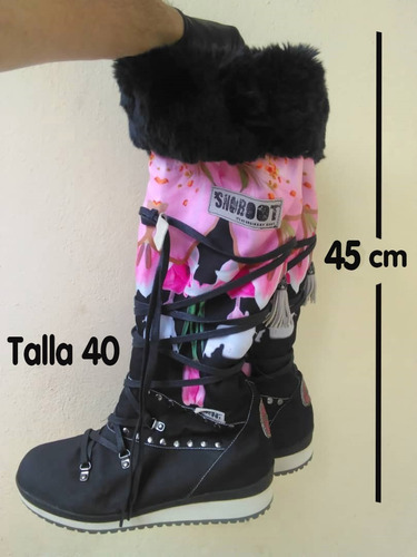 Botas Altas Snoboot Talla 40 Excelentes Para La Lluvia