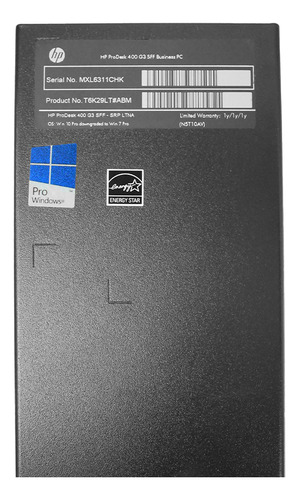 Cpu Hp Prodesk 400 G3 Sff I3-6100 (Usado)