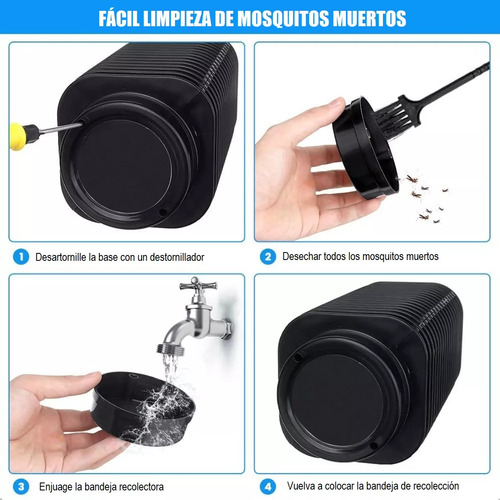 Pack X2 Lamparas Mata Moscas Plástica Negro Uv Lamparas Mata Insectos 220v Mata Insectos Electrico Negro Luz Ultravioleta Arcashopping Mata Insectos Electrico Mata Moscas Electrico Lámpara