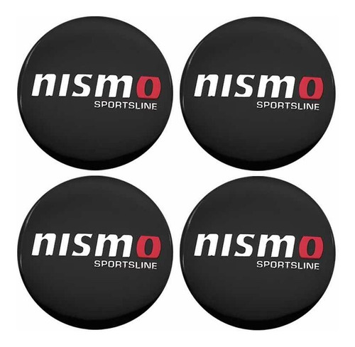 4 Emblema Para Centro De Rin Nissan Nismo