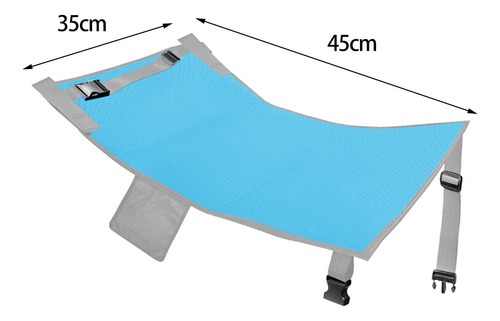 Reposapiés De Avión Para Niños, Cama De Azul 45cmx35cm