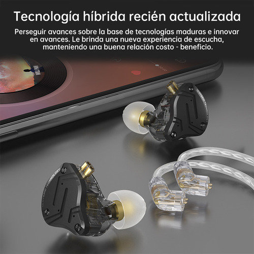 Fones De Ouvido Para Jogos Zs10 Pro X Hifi Com Cancelamento