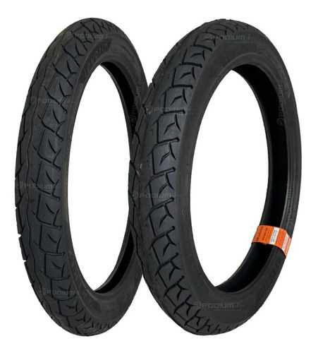 Pneu Moto Levorin 80/100 Aro 14 + 60/100 Aro 17 Biz Pop