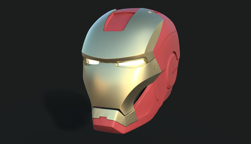 Casco Iron Man Mark Iii- Arte Plastico