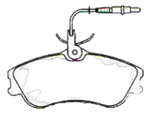 Pastillas Freno Del Para Citroen Xsara 1.8 Xu7jp4 1998 2000